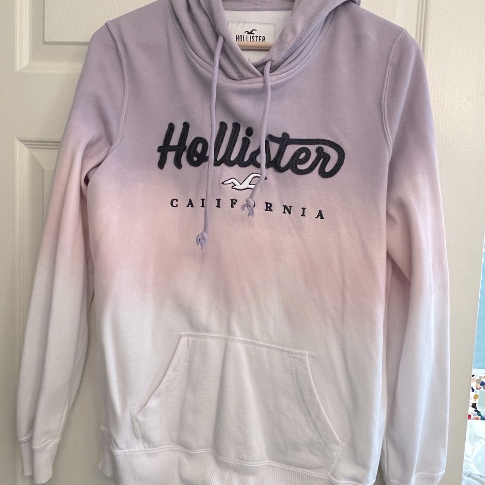 Like new hooded sweatshirt! Tie-dye Hollister